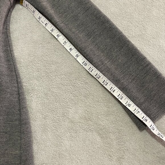 Vera Wang Long Sleeve Wool Dress Sequin Hem Size 8 - Picture 13 of 14